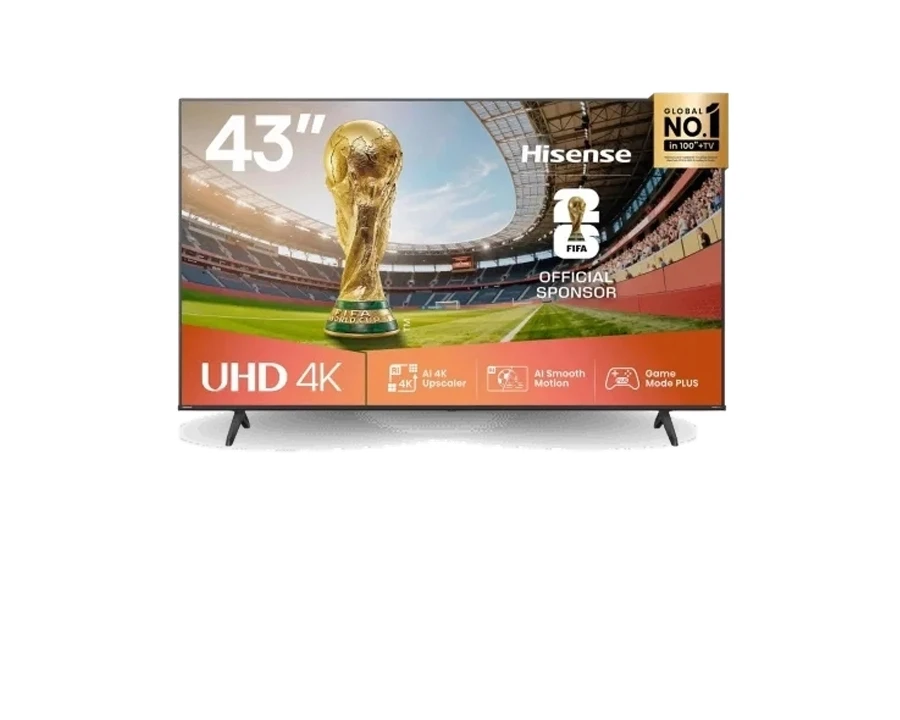Hisense 43 Inch 4K UHD VIDAA Smart TV (43A6Q)