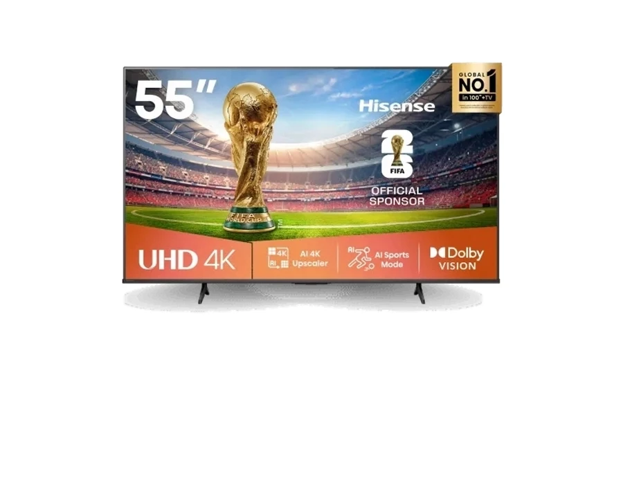 Hisense 55 Inch 4K UHD VIDAA Smart TV (55A6Q)