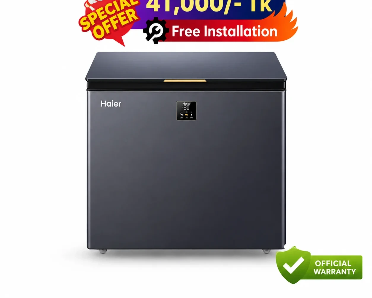 Haier 200 Liter  Chest Freezer (HCF-230SGE/HCF-230SGEL)