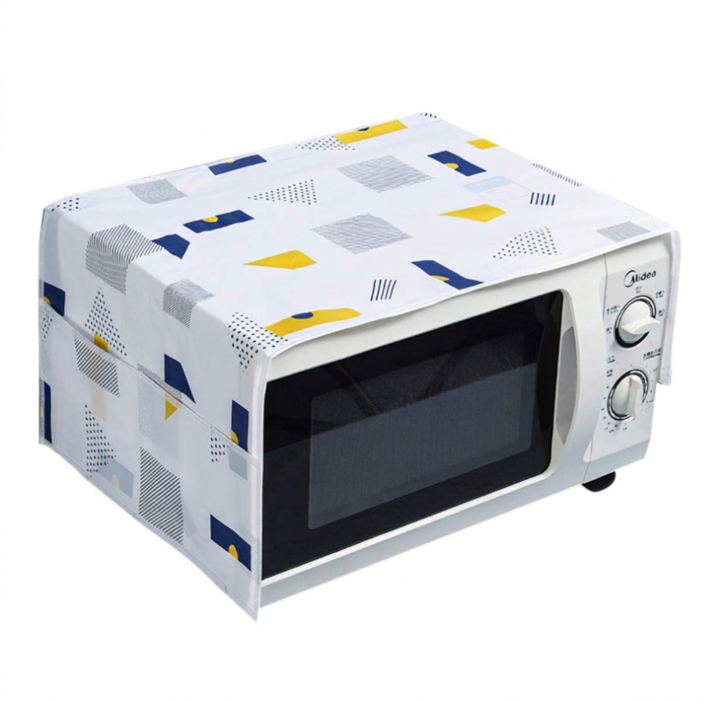 Microwave Oven Cover with Side Pockets